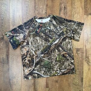 Mossy Oak Short Sleeve Camo Tech Performance Tee Size 2XL